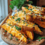 Welcome to my kitchen, where we’re turning the humble sweet potato into a crispy, cheesy delight that’s perfect for snacking or as a side dish! If you’re a fan of crispy textures and gooey cheese, then these Air Fryer Cheesy Sweet Potato Wedges are about to become your new favorite recipe.