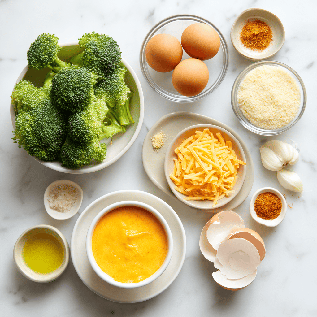 Ingredients for Pumpkin Spice and Cheesy Broccoli Bites: A Game Day Delight
