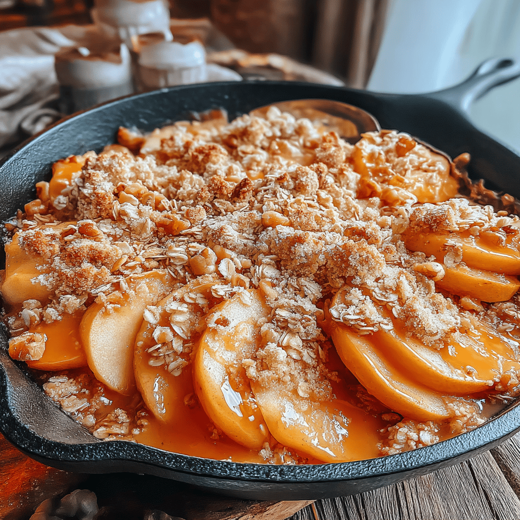 As the leaves begin to change and the crisp autumn air makes its entrance, there's nothing quite like the warm, inviting smell of baked apples wafting through your home. If you're looking for a quick, easy, and irresistibly delicious dessert that captures the essence of fall, look no further than this Quick Apple Crisp Skillet.