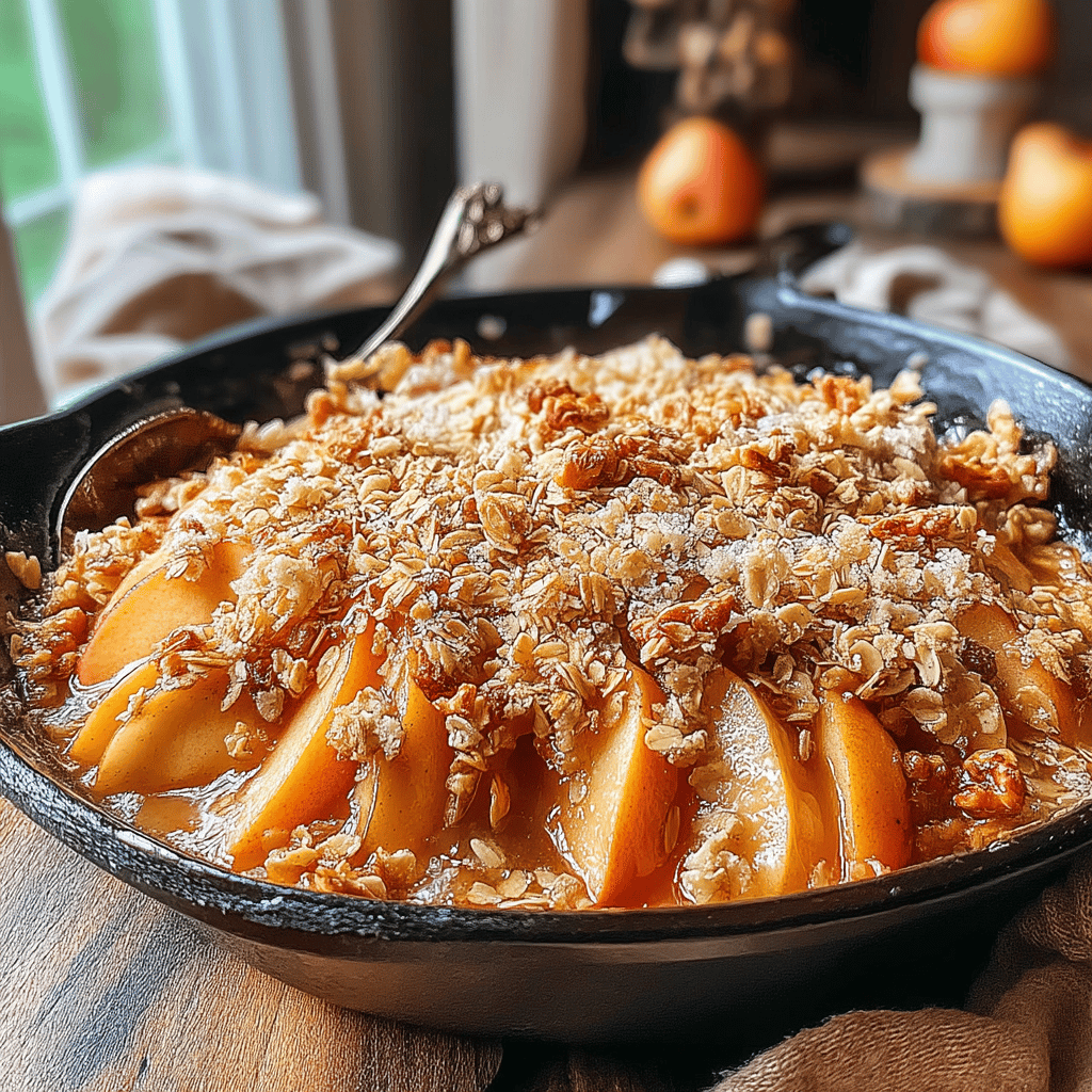 As the leaves begin to change and the crisp autumn air makes its entrance, there's nothing quite like the warm, inviting smell of baked apples wafting through your home. If you're looking for a quick, easy, and irresistibly delicious dessert that captures the essence of fall, look no further than this Quick Apple Crisp Skillet.